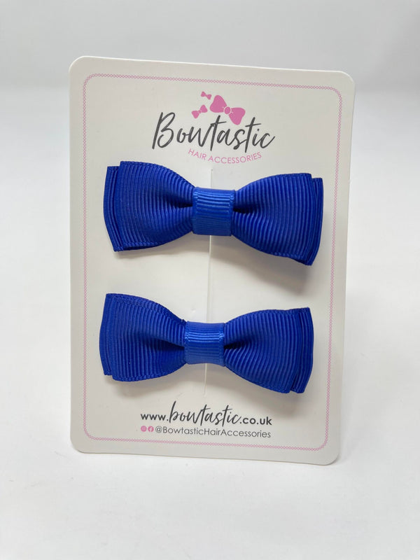 1.75 Inch Bows - Cobalt - 2 Pack