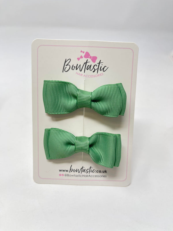 1.75 Inch Bows - Sage Green - 2 Pack