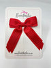 3 Inch Tail Bow - Red