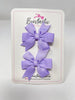 2.75 Inch Pinwheel Bow - Light Orchid - 2 Pack