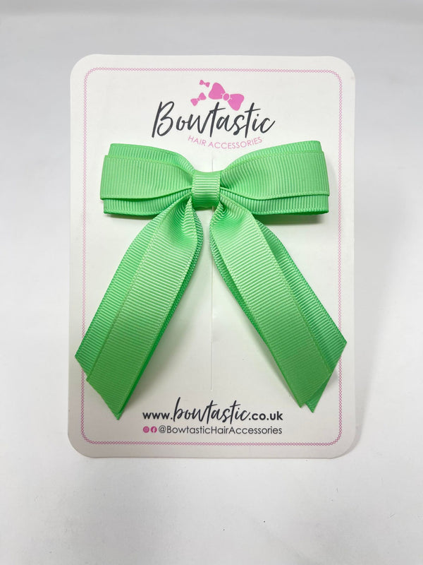 3 Inch Tail Bow - Mint Green