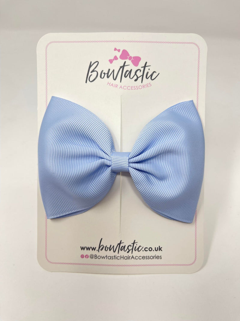 4.5 Inch Tuxedo Bow - Bluebell