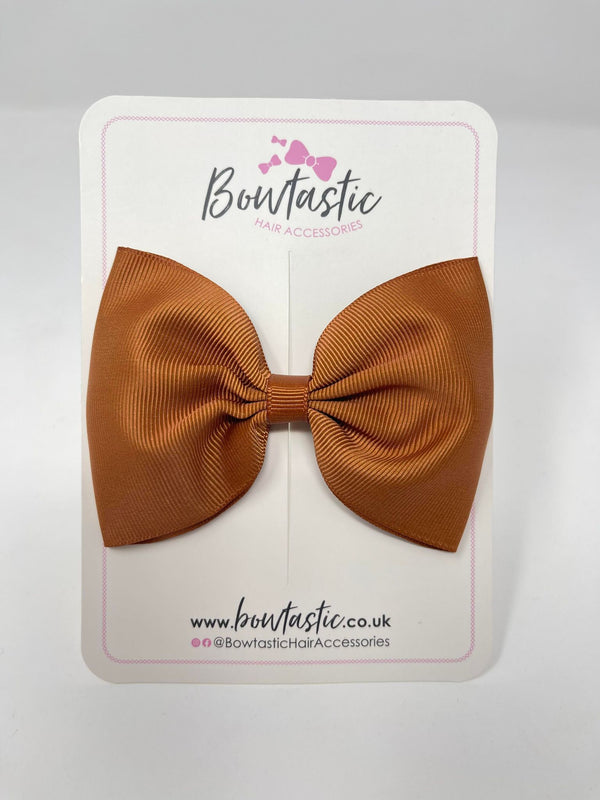 4.5 Inch Tuxedo Bow - Copper