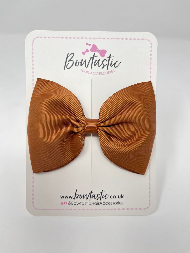 4.5 Inch Tuxedo Bow - Copper