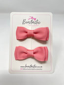1.75 Inch Bows - Dusty Rose - 2 Pack