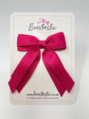 3 Inch Tail Bow - Azalea