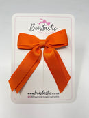 3 Inch Tail Bow - Russet Orange
