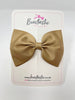 4.5 Inch Tuxedo Bow - Latte