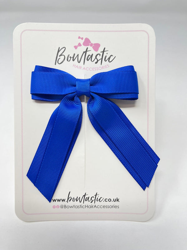 3 Inch Tail Bow - Electric Blue