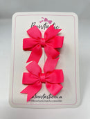 2.75 Inch Pinwheel Bow - Passion Fruit - 2 Pack