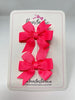 2.75 Inch Pinwheel Bow - Passion Fruit - 2 Pack
