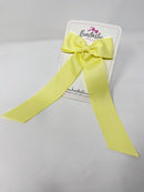 XL 4 Inch Tail Bow - Baby Maize