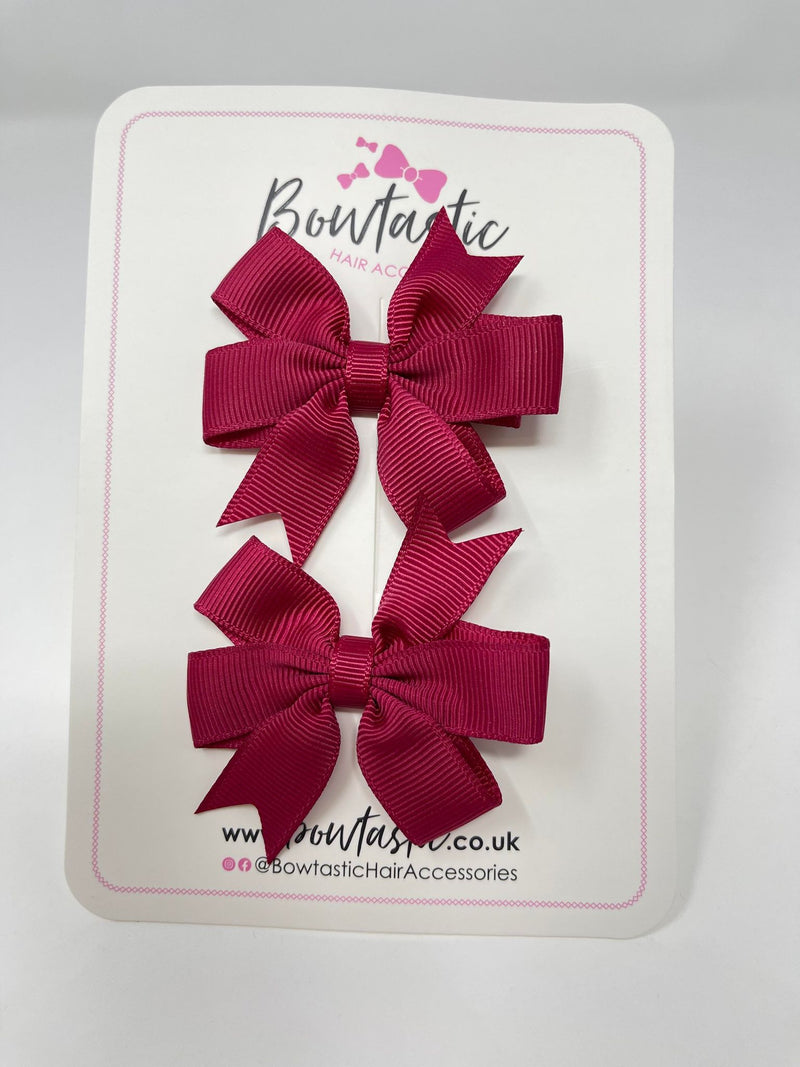 2.75 Inch Pinwheel Bow - Beauty - 2 Pack