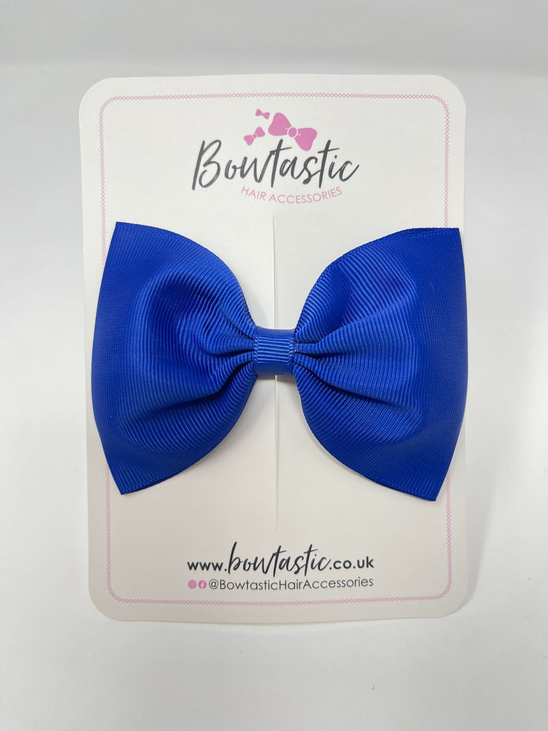 4.5 Inch Tuxedo Bow - Cobalt