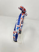 Ribbed Knot Headband - London Print