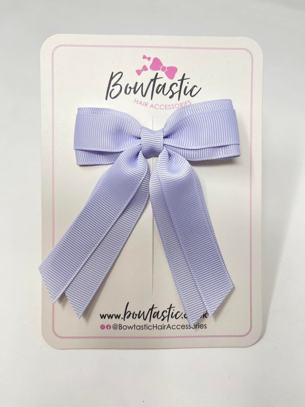 3 Inch Tail Bow - Lilac Mist