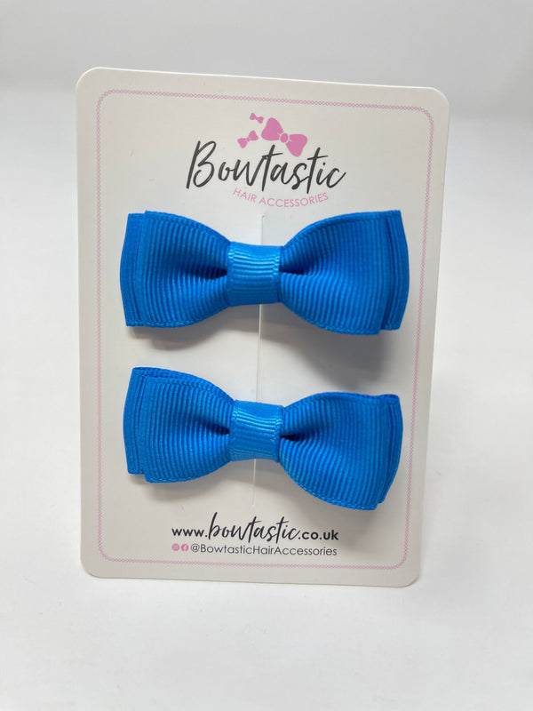 1.75 Inch Bows - Aegean Blue - 2 Pack