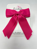 4.5 Inch Tail Bow - Azalea