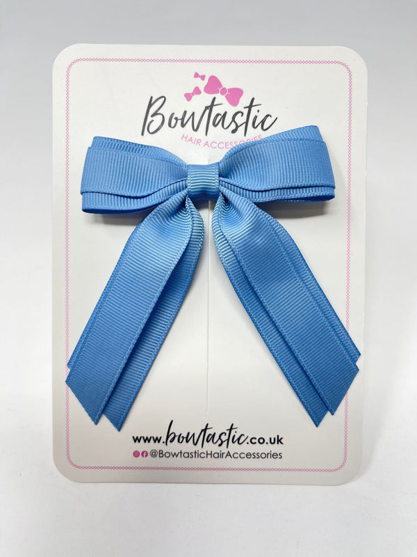 3 Inch Tail Bow - French Blue