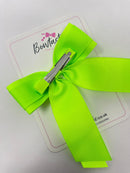4.5 Inch Tail Bow - Key Lime