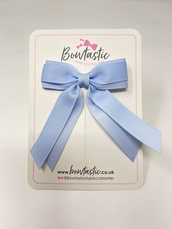 3 Inch Tail Bow - Bluebell