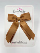 3 Inch Tail Bow - Golden Brown