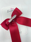 4.5 Inch Tail Bow - Scarlet Red