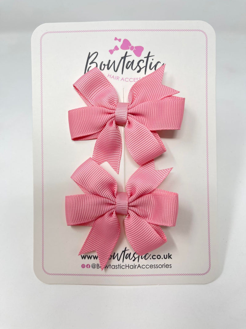 2.75 Inch Pinwheel Bow - Peony - 2 Pack