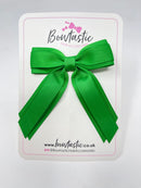 3 Inch Tail Bow - Emerald Green