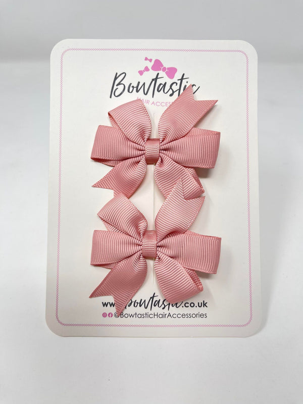 2.75 Inch Pinwheel Bow - Sweet Nectar - 2 Pack