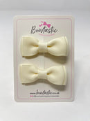 1.75 Inch Bows - Antique White - 2 Pack