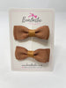 1.75 Inch Bows - Chipmunk - 2 Pack
