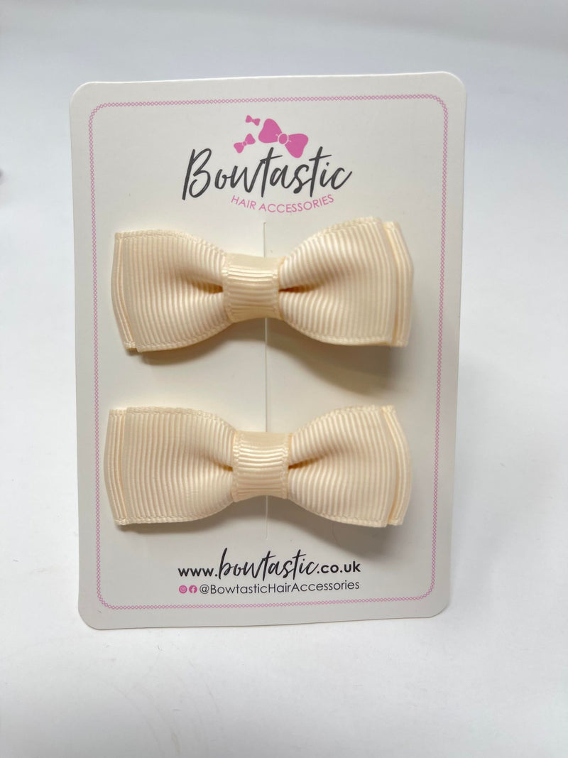 1.75 Inch Bows - Nude - 2 Pack