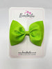 4.5 Inch Tuxedo Bow - Apple Green