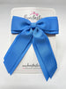 4.5 Inch Tail Bow - Capri Blue