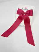 XL 4 Inch Tail Bow - Colonial Rose