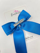 4.5 Inch Tail Bow - Aegean Blue