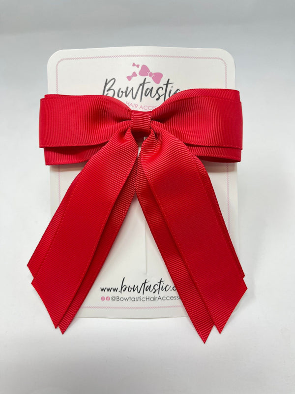 4.5 Inch Tail Bow - Red