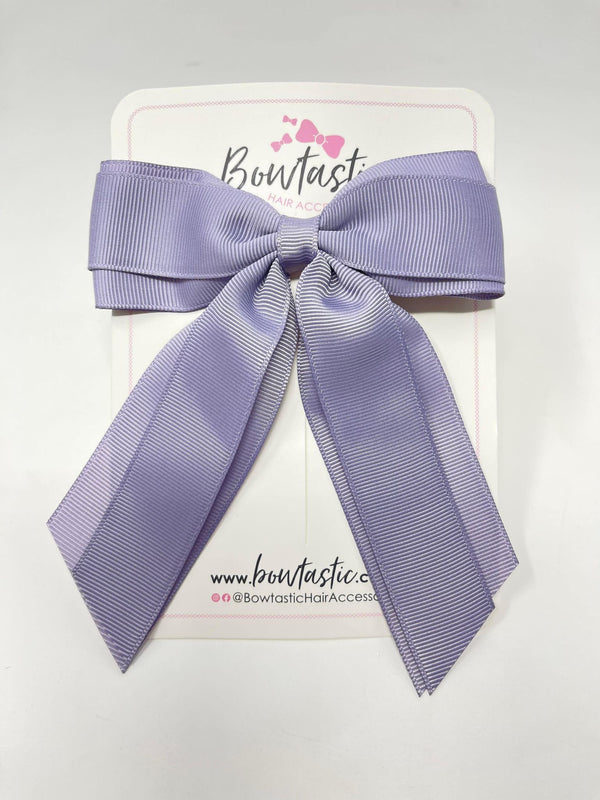 4.5 Inch Tail Bow - Thistle