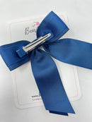 4.5 Inch Tail Bow - Light Navy