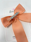 4.5 Inch Tail Bow - Peach