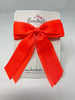 4.5 Inch Tail Bow - Neon Orange