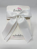 4.5 Inch Tail Bow - White