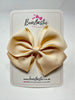 4 Inch Flat Bow - Nude