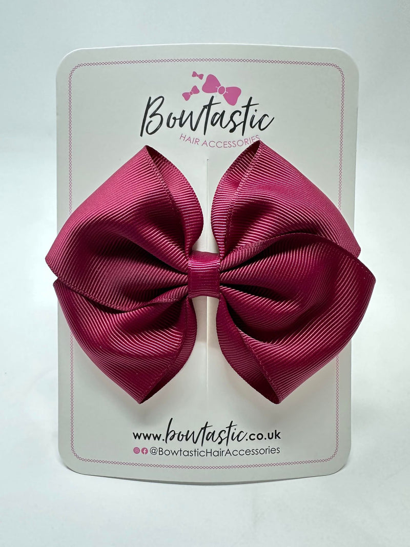 4 Inch Flat Bow - Wine