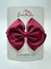 4 Inch Flat Bow - Wine