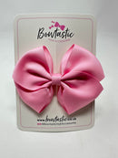 4 Inch Flat Bow - Rose Pink