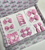 School Gingham Bundle - Pink Gingham - 14 Pack - Backing Cards Not Included