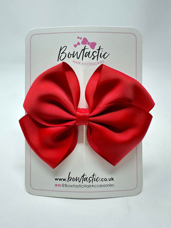 4 Inch Flat Bow - Red