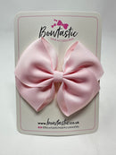 4 Inch Flat Bow - Powder Pink